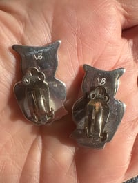 Image 4 of Inlay Owl 🦉 earrings 