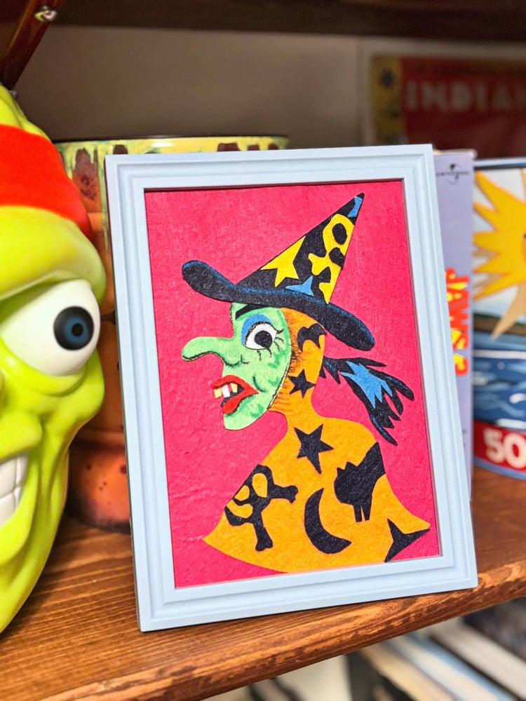 Image of “Witch” Felt Art Piece
