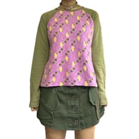 Image 2 of Peace Now raglan top