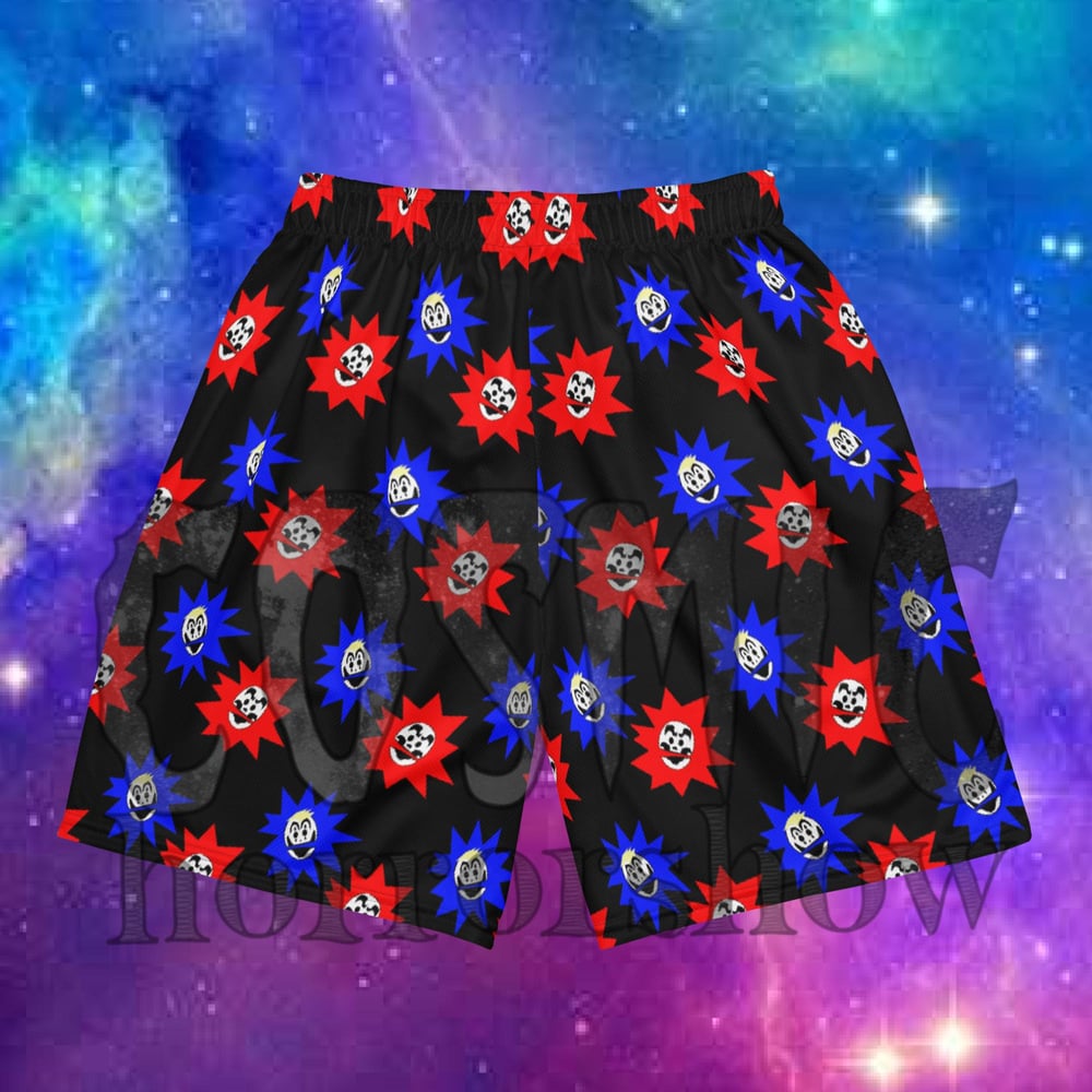 J and S unisex mesh shorts