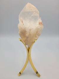 Image 7 of Pineapple Quartz Crystal Flower Cluster with 6" Gold Stand - 6 Styles