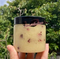 Rose petal sugar scrub 