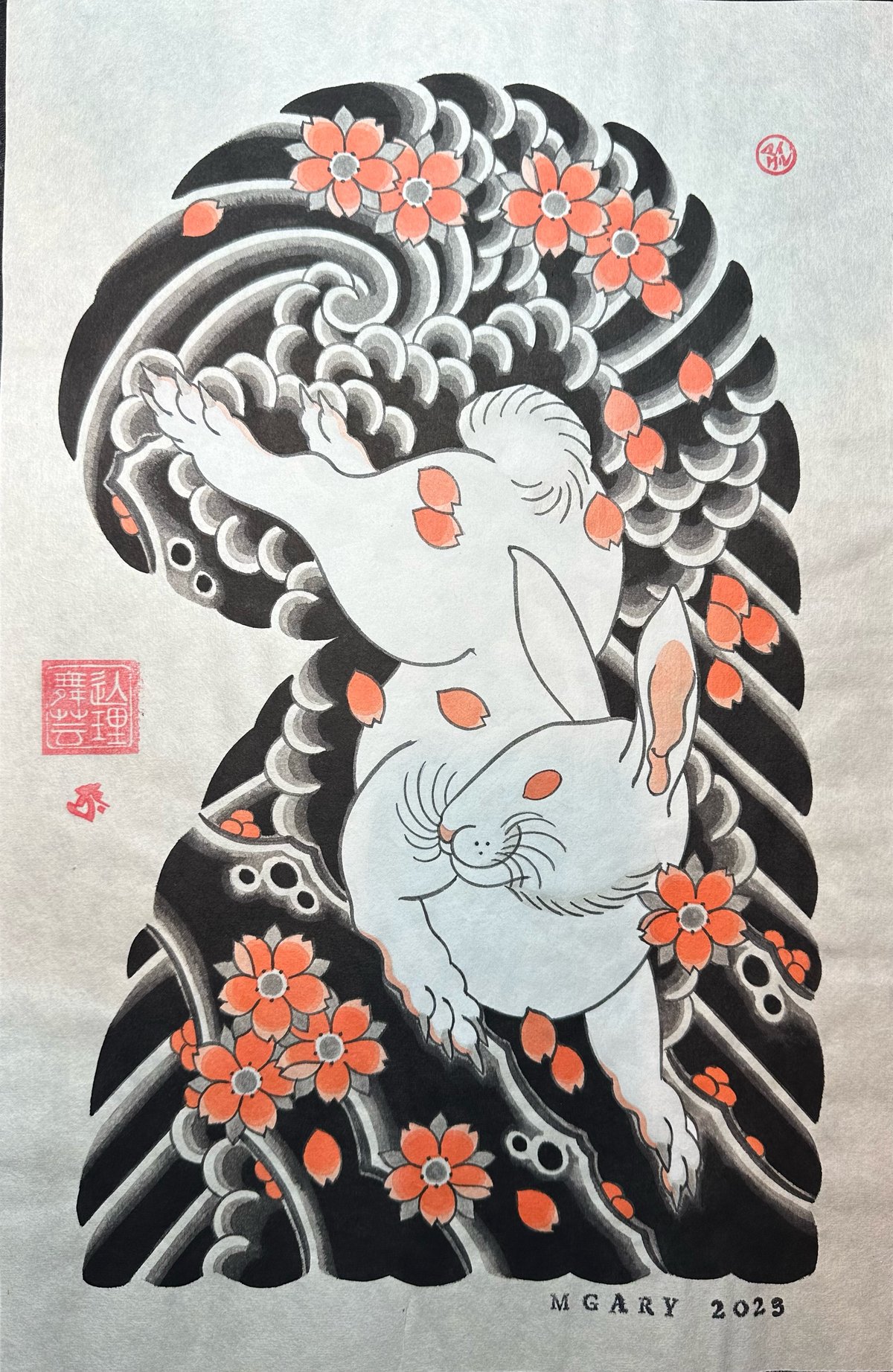 Image of Original Painting Rabbit