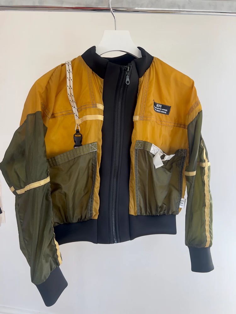 Green Parachute Bomber Image 3