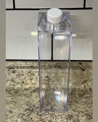 Image 1 of Clear Milk Carton Cup