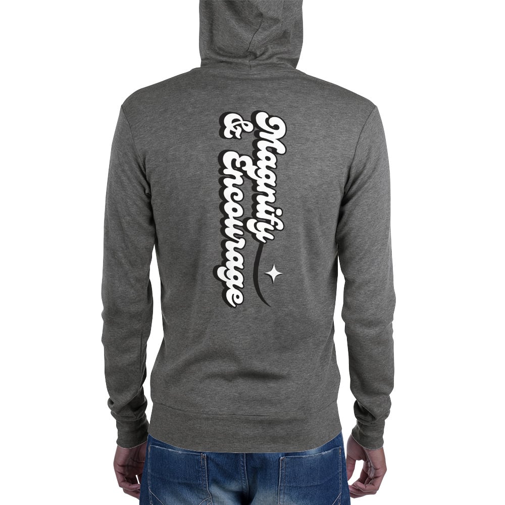 Image of Magnify & Encourage Lightweight Zip Hoodie