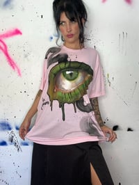 Image 3 of “SEASON OF THE WITCH” CUSTOM HAND PAINTED ART TEE SIZE XL