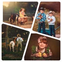 Image 1 of Sold Out March 17th ONE LEFT Easter with Farm Animals $299 2024 EASTER SESSION