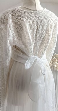 Image 3 of Off white dress for maternity photoshoots | Juliette | size S-M-L