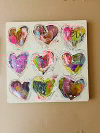 Image 2 of Arty Hearts Painting