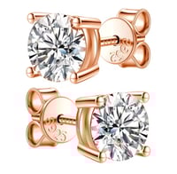 Image 2 of Diamond Stud Earrings