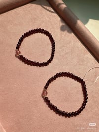 Image 1 of Garnet bracelet 极细石榴石手链