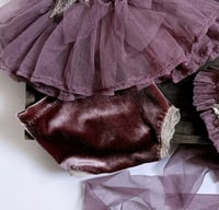 Image 2 of Newborn Photoshoot set - Elise - | dark purple