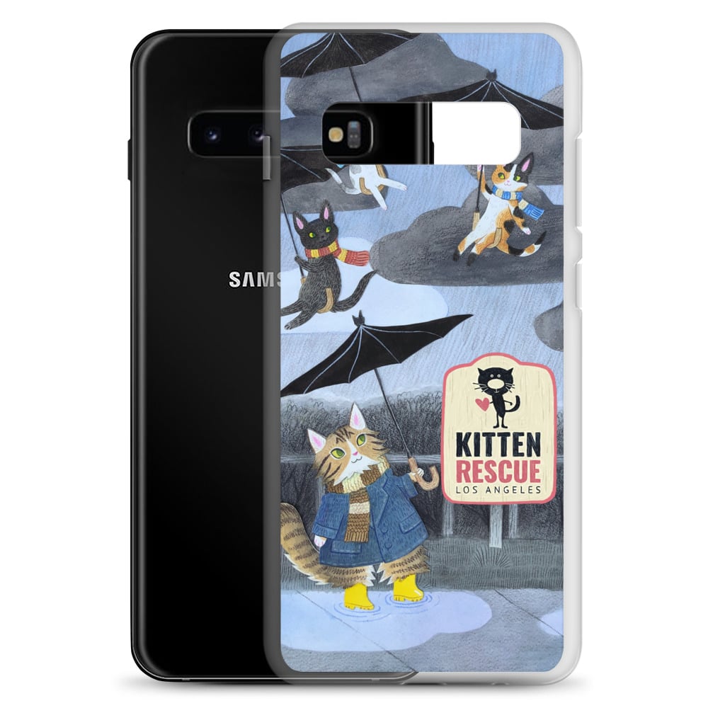 Image of "It's Raining Kittens" Samsung Case