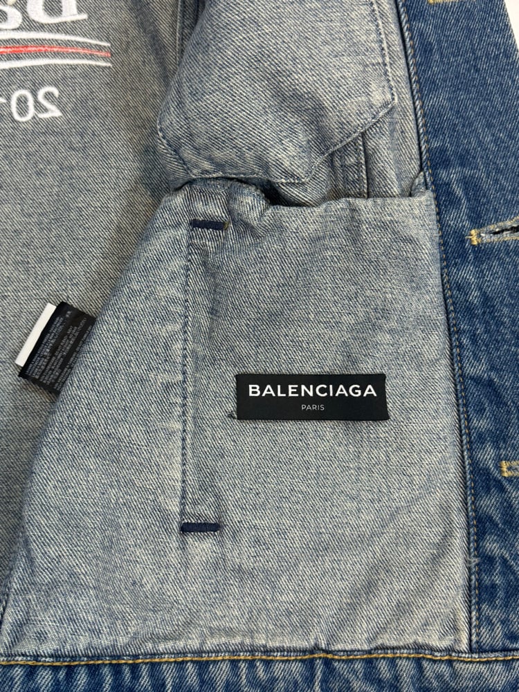 Image of Balenciaga 2017 Campaign Denim Jacket