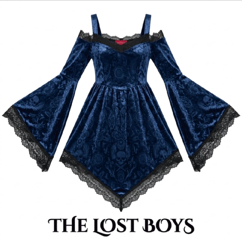 Image of Lost Vampire After-Dark Bardot Dress