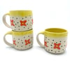 Flower Mug w Polka Dots 🌼 