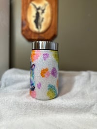 Image 2 of #27 17oz Rainbow Cow Print Mason Jar