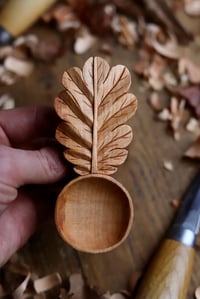 Image 5 of Oak Leaf~Coffee Scoop