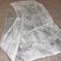 Image 2 of Dove Gray Silk Mesh Hood