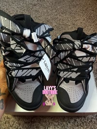 Image 2 of Lanvin Black & Grey Sneakers