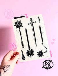 Image 1 of Weapons Print 
