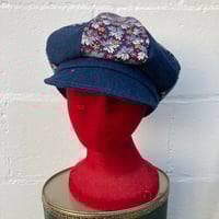 Image 4 of Vintage floral and Denim hat