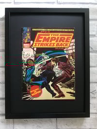 Image 1 of The Empire Strikes Back, framed complete vintage comic, No 132 4th August 1980