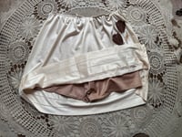 Image 3 of white slip skort