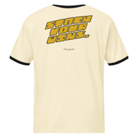 Image 4 of STACK YOUR WINS TEE (NATURAL/BLACK)