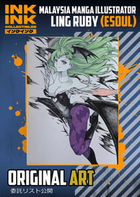 Image 1 of Ling Ruby (eSoul) //   Morrigan Aensland Original Artwork copy