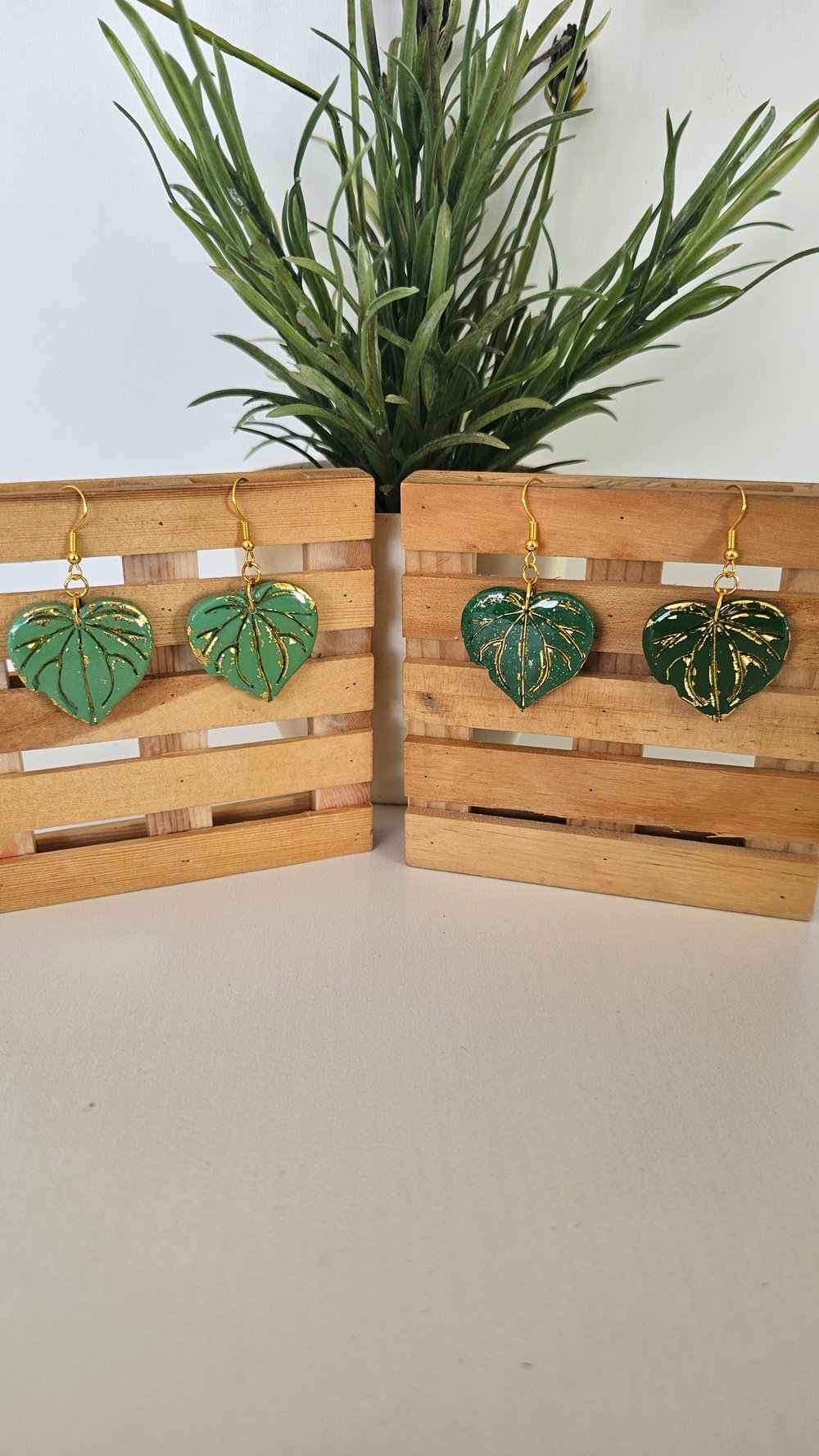 Image of Kawakawa Leaf Earring sets