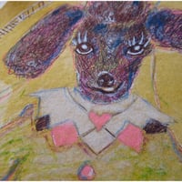 Image 5 of Festive Pup Original sketch Dog Pet art