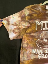 Image 2 of SMALL MILF Man I Love Frogs Tie Dye Shirt