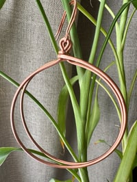 Image 1 of Extra Large Hoop (Copper) Earrings