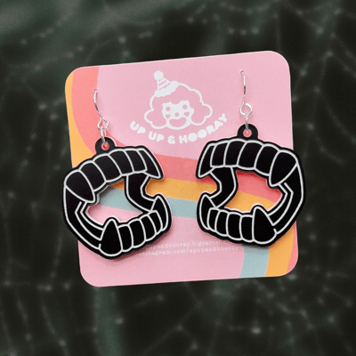 Image of Black Vamp Fangs