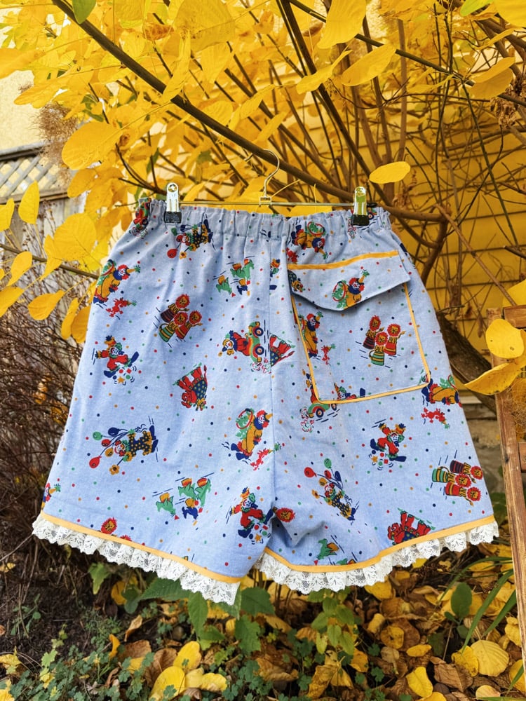 Image of High Waisted Ruffle Shorts — Jumbo