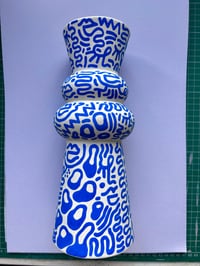 Image 3 of Blue and white vase