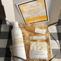 Image 1 of "Happy Birthday" Sunflower Self Care Box