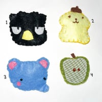 Image 2 of felt hairclips ^_^