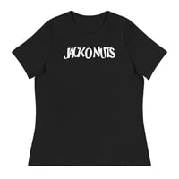 Image 1 of JACKONUTS ON YOU WHITE LADIES TEE