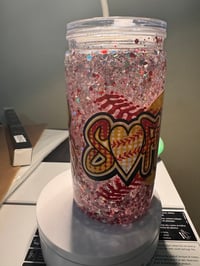 Image 6 of softball snow globe