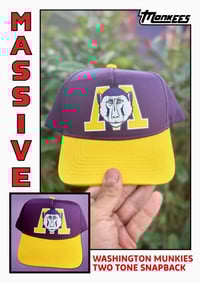 Image 3 of Washington Munkies Two Tone Snapback