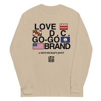 Image 4 of LOVEDCGOGO "A MITCHCRAFT JOINT" Light Men’s Long Sleeve Shirt (see color options)