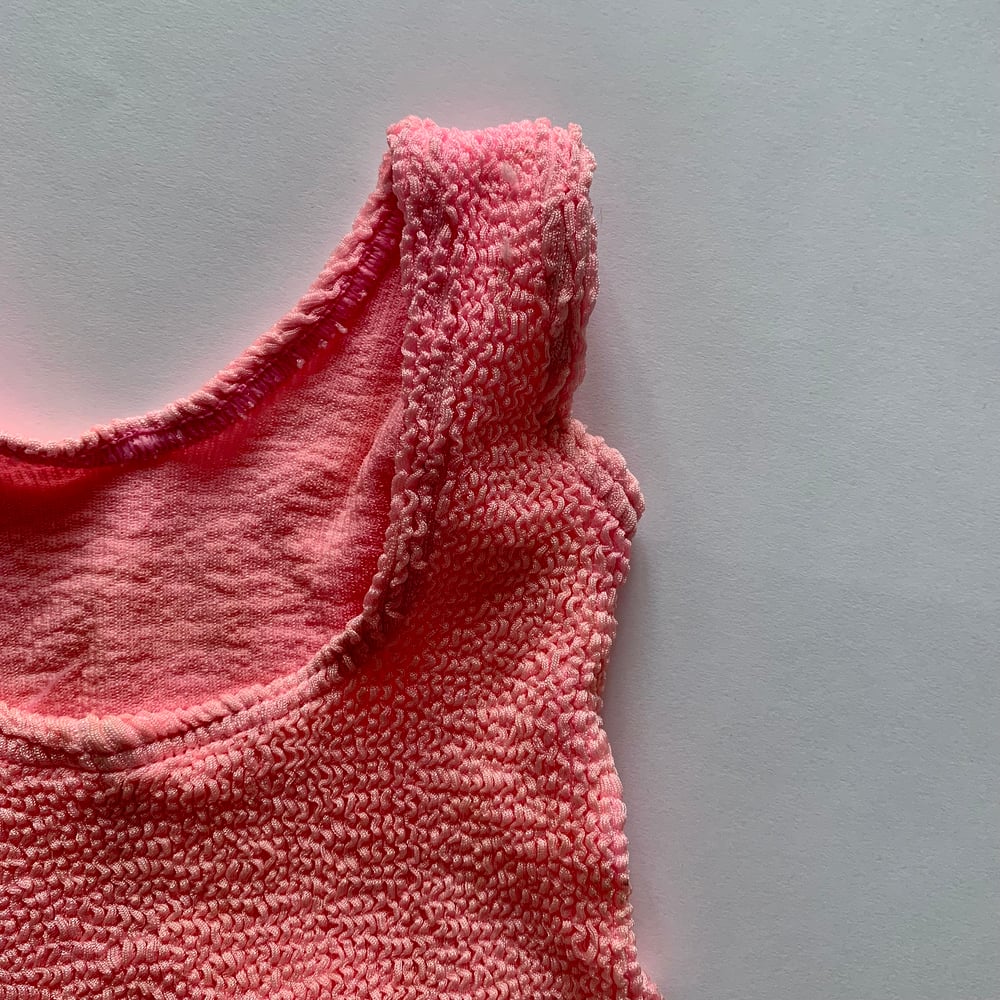 Image of Pink swimsuit 6-12 months
