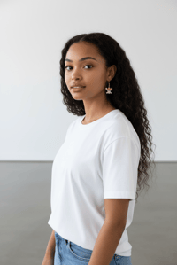 Image 4 of Straw Hat Earrings 