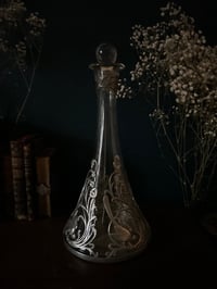 Image 2 of Incroyable carafe en cristal des étains Potstainiers, époque Art Nouveau