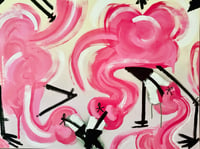 Image 1 of Wynwood flamingo canvas 