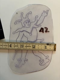 Image 2 of Mike Malone Og Acetate- Vtg Joker stencil