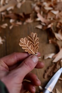 Image 7 of Oak Leaf - Earrings 